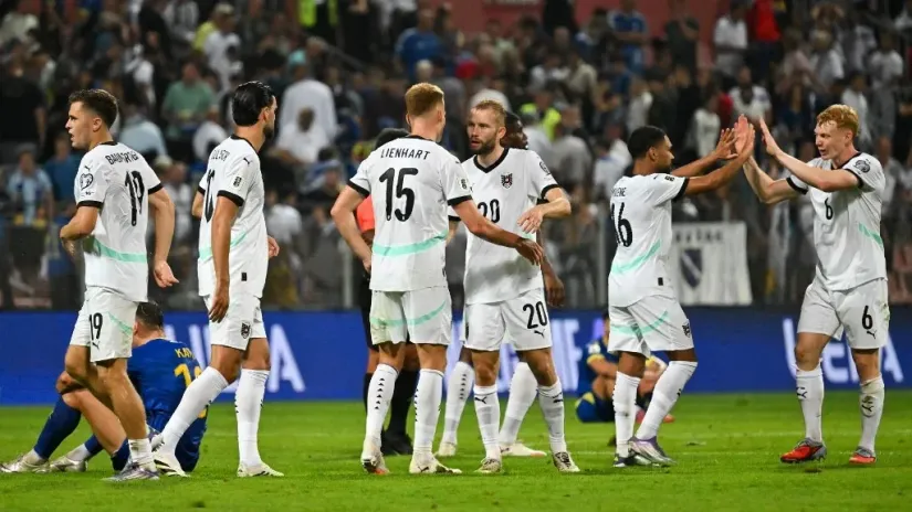 Fudbaleri Austrije (©AFP)
