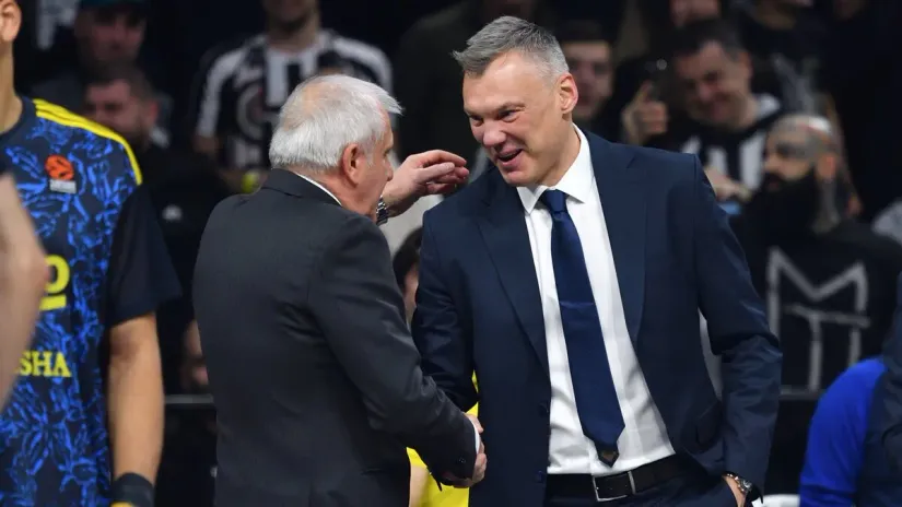 Željko Obradović i Šarunas Jasikevičijus (©MN Press)