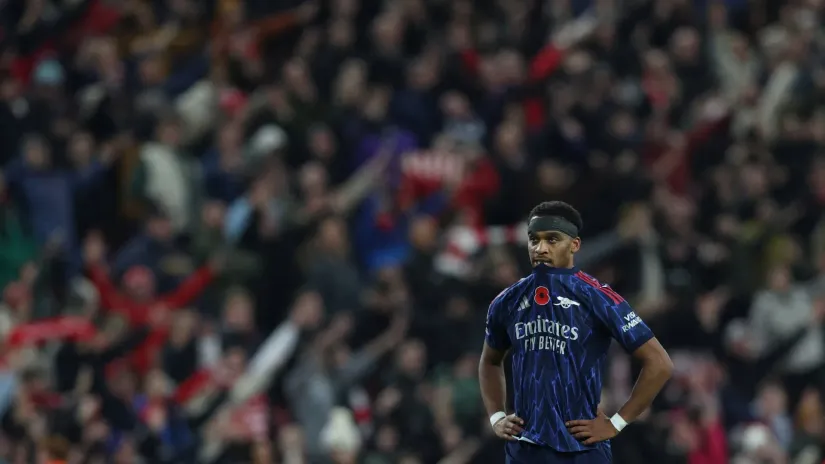 Jurien Timber posle meča protiv Sanderlenda (©Reuters)