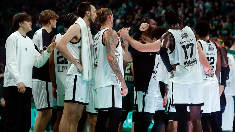 Košarkaši Partizan Mozzart Bet (©MN Press)