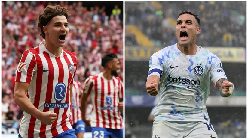 Hulijan Alvarez i Lautaro Martinez (©Reuters)