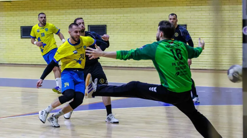 Njegoš Đukić u meču sa Dinamom u Pančevu (©ARKUS liga)