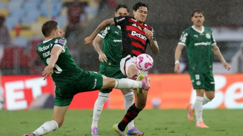 Detalj sa poslednjeg okršaja Flamenga i Palmeirasa (©Reuters)