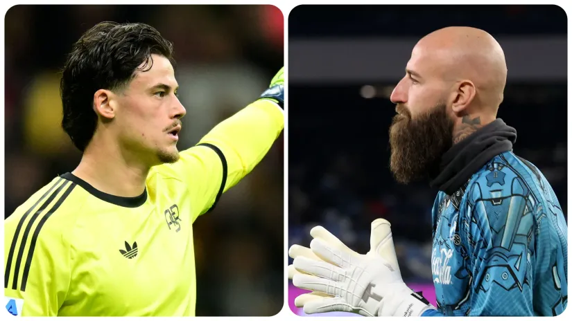 Mile Svilar i Vanja Milinković-Savić (©Reuters)