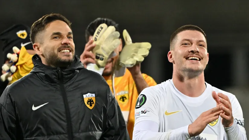 Mijat Gaćinović i Luka Jović (©Reuters)