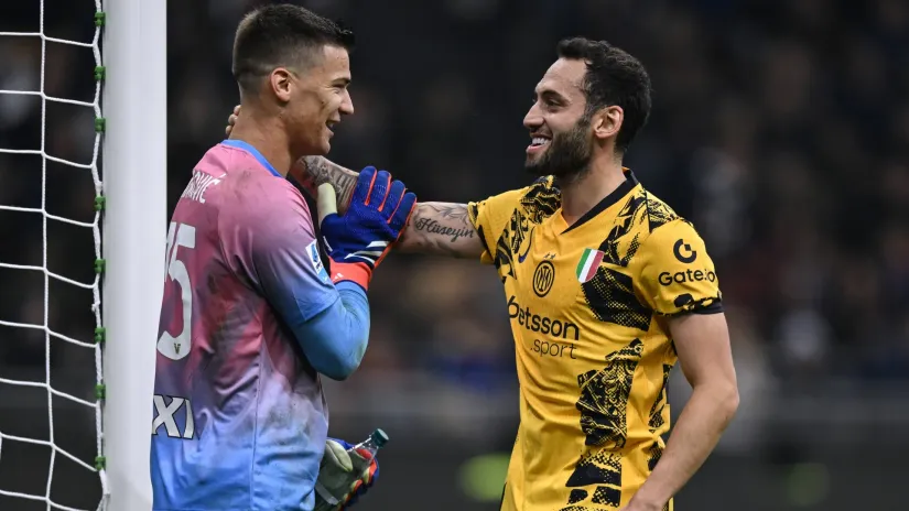 Filip Stanković i Hakan Čalhanoglu (Daniele Buffa/Guliver)