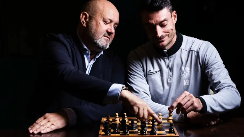 Valerij Kolotilo i Albert Rijera (©NK Celje)