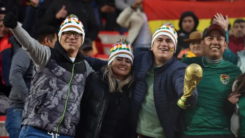 Bolivijski navijači (©AFP)