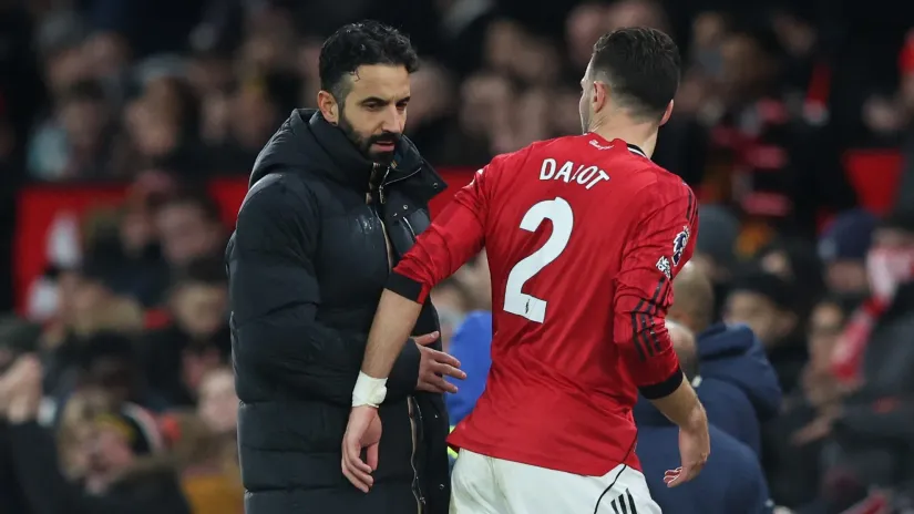 Ruben Amorim i Diogo Dalot (©Reuters)