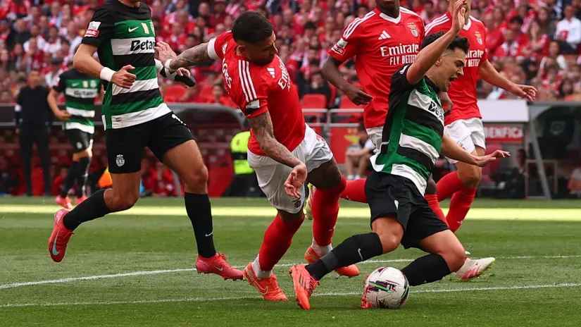 Nikolas Otamendi (Benfika) i Pedro Gonsalveš (Sporting)