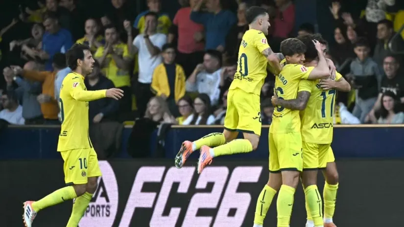 Slavlje fudbalera Viljareala (©Reuters)