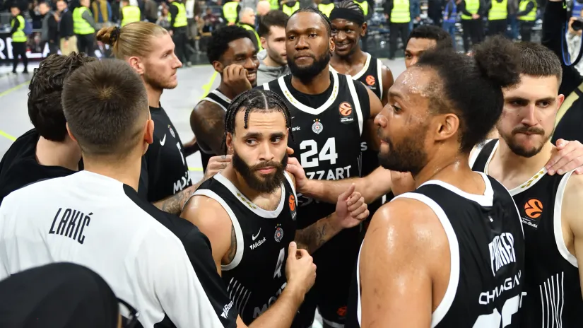 Košarkaši Partizan Mozzart Beta (©MN Press)