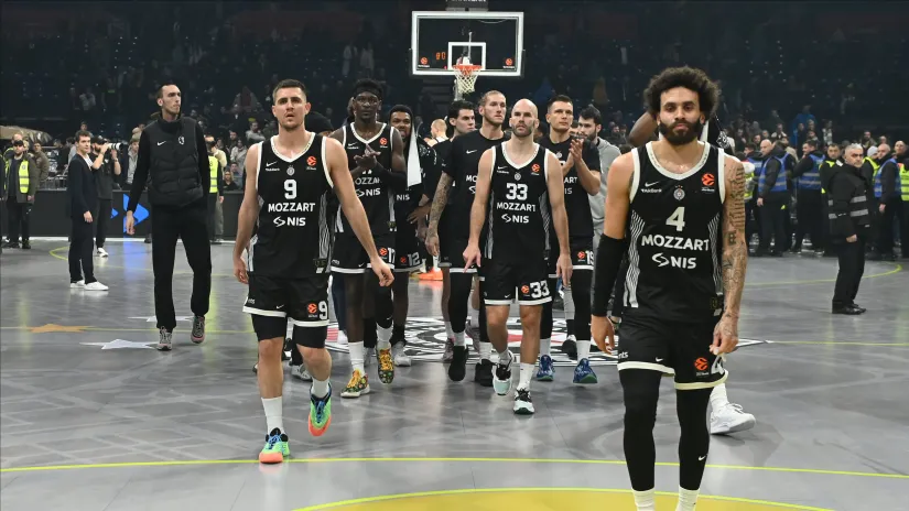 Košarkaši Partizan Mozzart Beta (MN Press)
