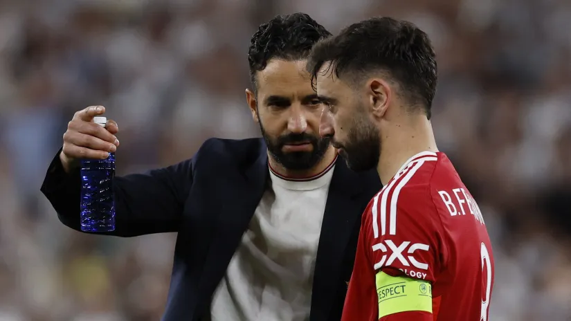 Amorim i Fernandes (©Reuters)