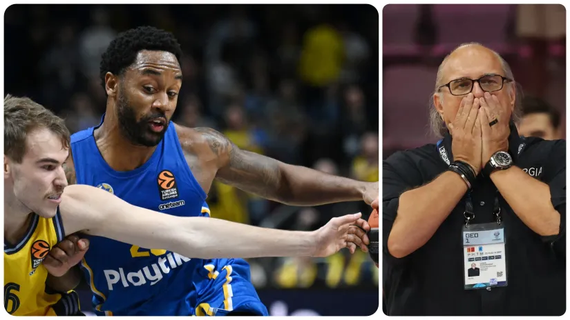 Levi Rendolf i Aleksandar Džikić (©Reuters)