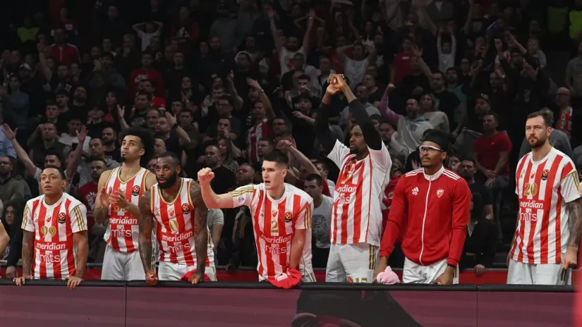 Košarkaši Crvene zvezde (©MN Press)