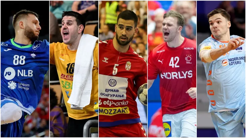 Aleks Vlah, Nebojša Simić, Miloš Kos, Simon Arnoldsen i Kaj Smits (©Reuters, ©Starsport, ©AFP)