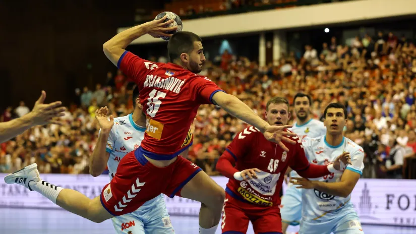 Uroš Kojadinović na meču sa Španijom u maju 2024. godine u Novom Sadu (©Starsport)