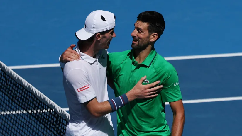 Frančesko Maestreli i Novak Đoković (Reuters)