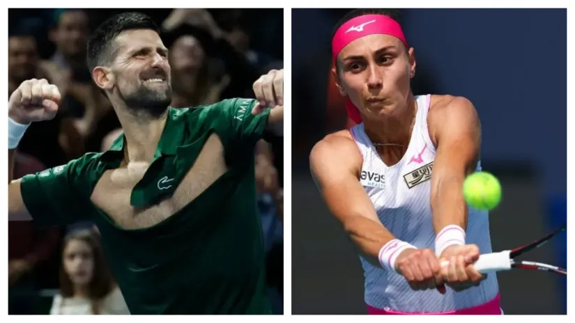 Novak Đoković i Aleksandra Krunić (Foto: Reuters i AFP)