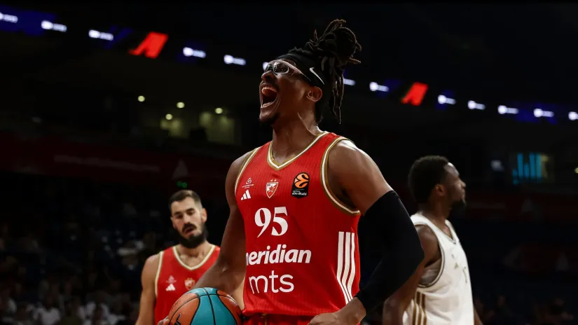 Detalj sa meča između Zvezde i Dubaija u VTB Kupu (Foto: Starsport)