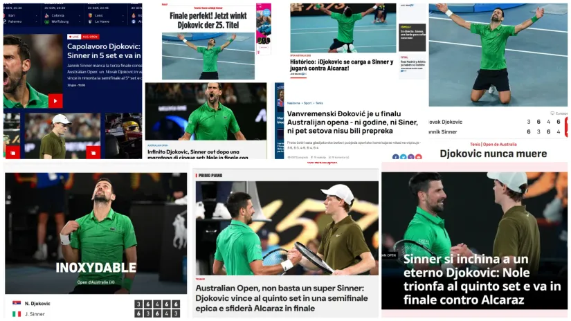 Naslovi stranih medija povodom Novakove pobede