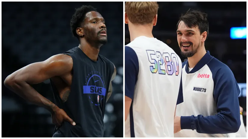 Najdžel Hejs Dejvis i Dario Šarić (©Guliver)