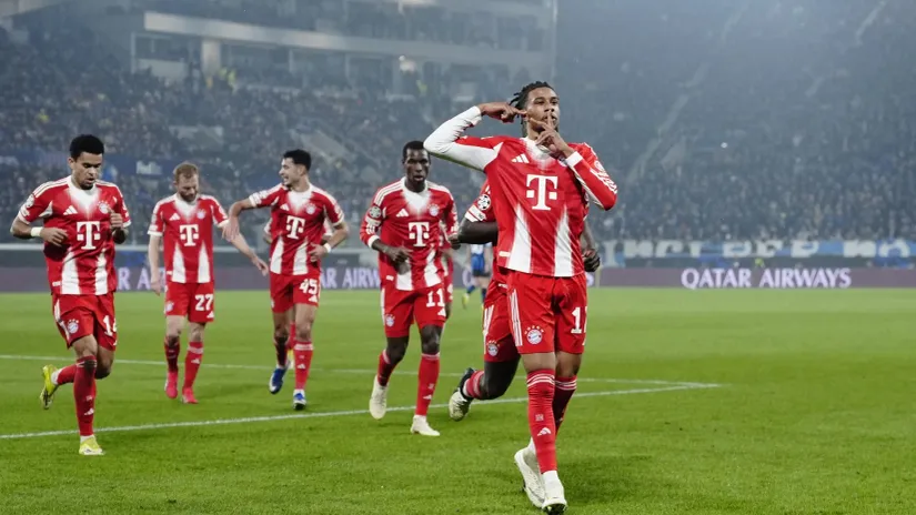 Slavlje fudbalera Bajerna u Bergamu (Reuters)