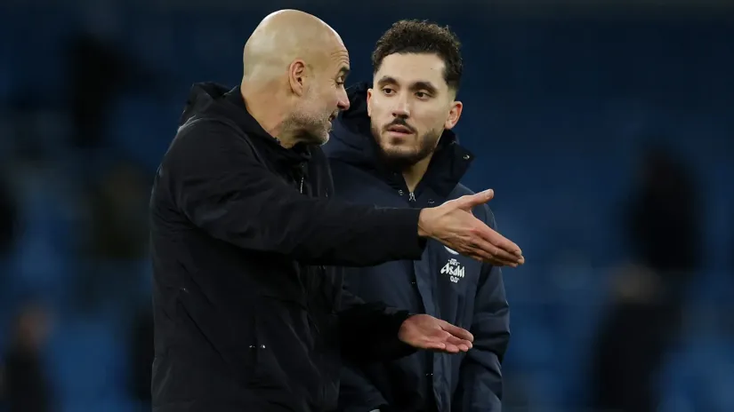 Gvardiola i Šerki (©Reuters)