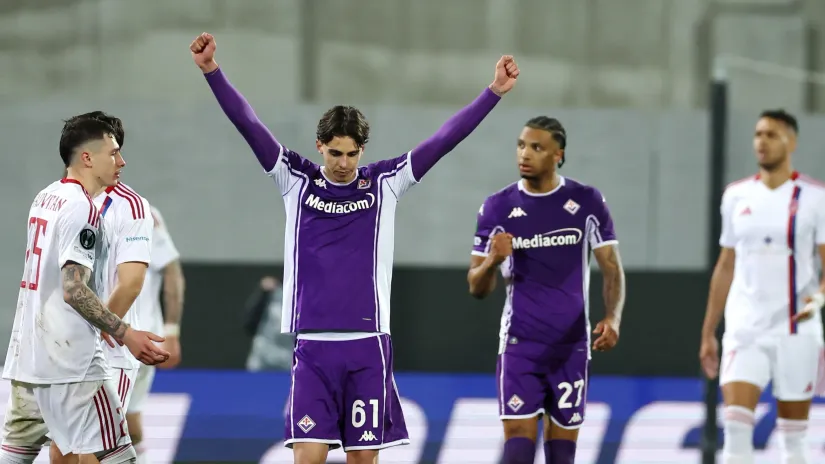 Fudbaleri Fjorentine protiv Rakova (©Reuters)