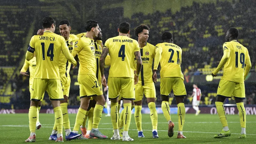 Slavlje fudbalera Viljareala (©Reuters)