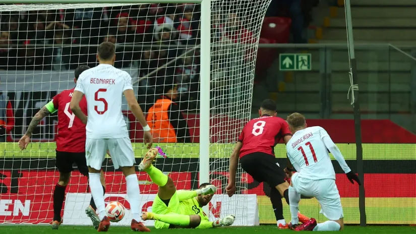 Gol Karola Šviderskog (Poljska) protiv Albanije