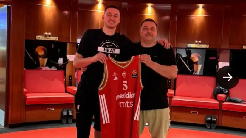 Nikola Jović i Dragoljub Avramović (KK Crvena zvezda)