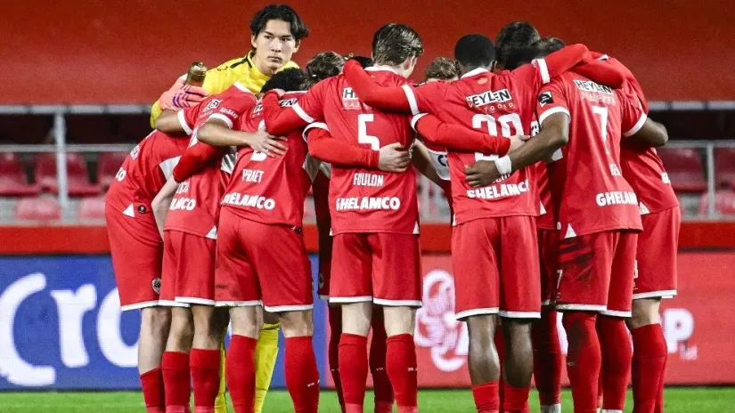 Igrači Antverpena (@AFP)