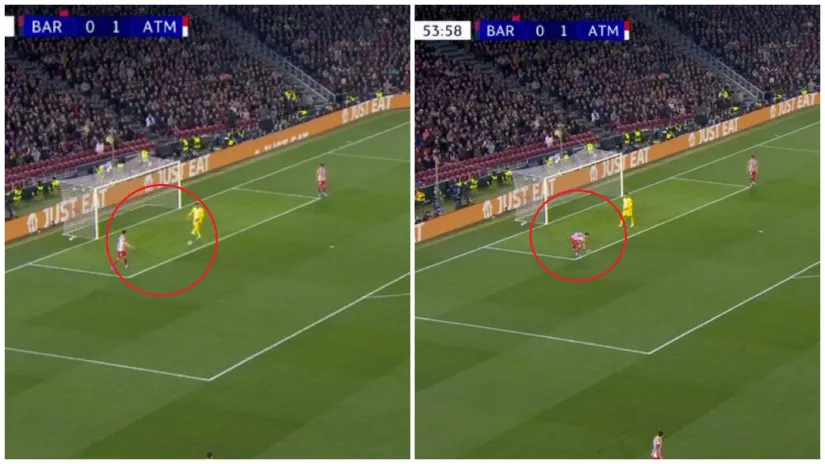 Detalj neverovatnog događaja sa terena stadiona Kamp Nou