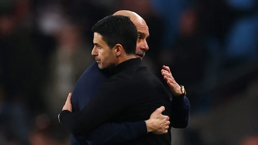 Pep Gvardiola i Mikel Arteta (Reuters)