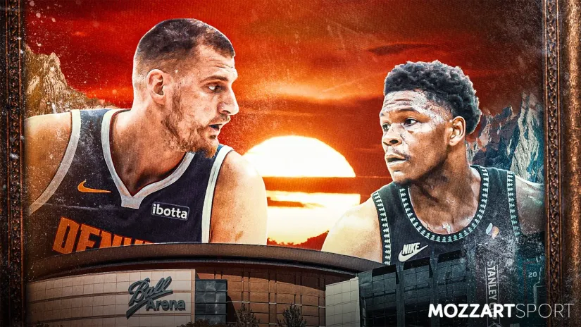 Nikola Jokić i Entoni Edvards