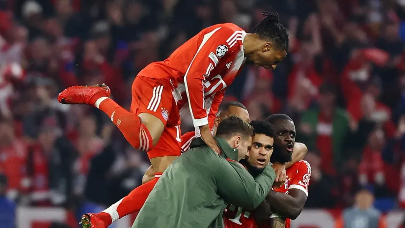 Luis Dijaz sa saigračima (©Reuters)