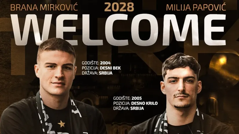 Brana Mirković i Milija Papović (©RK Partizan)