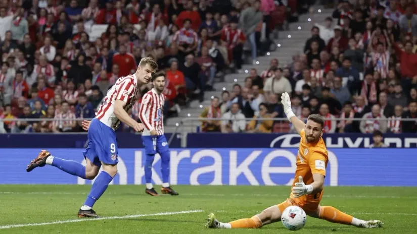 Serlot pogađa protiv Bilbaa (©AFP)