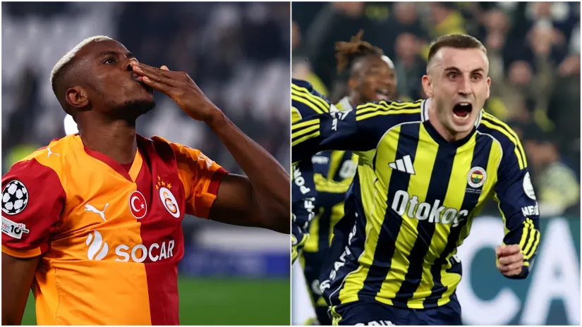 Viktor Osimen i Kerem Akturkoglu (©Reuters)