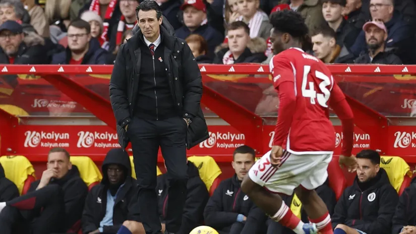 Unaj Emeri i Ola Aina (©Reuters)