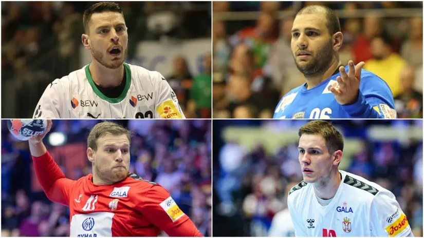 Mijajlo Marsenić, Dejan Milosavljev, Dragan Pešmalbek i Stefan Dodić (©Guliver image)