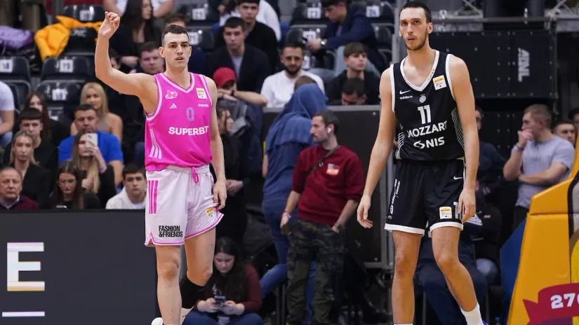 Aleksa Milenković i Aleksej Pokuševski (© Starsport)