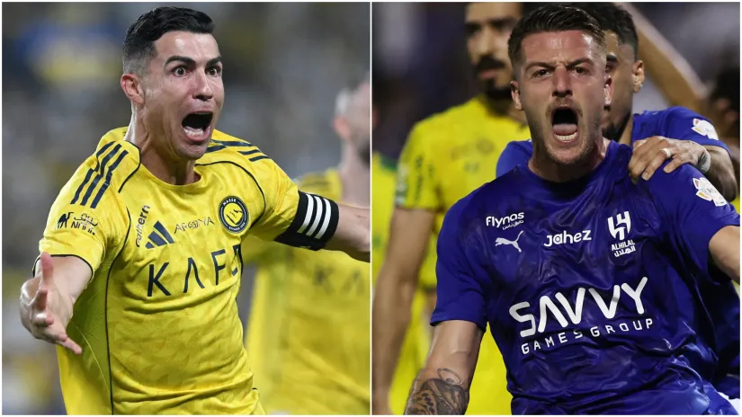 Kristijano Ronaldo i Sergej Milinković Savić (©Reuters)