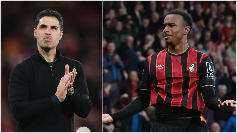 Mikel Arteta i Eli Žunior Krupi (©Reuters)