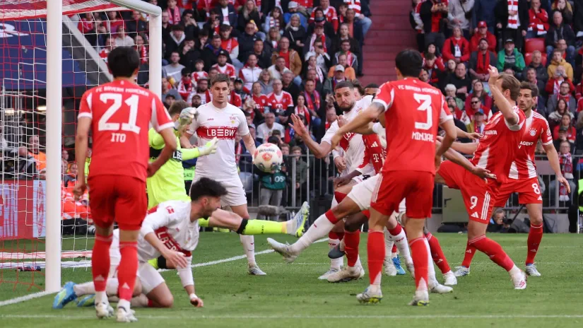 Gol Harija Kejna (Bajern) na utakmici sa Štutgartom