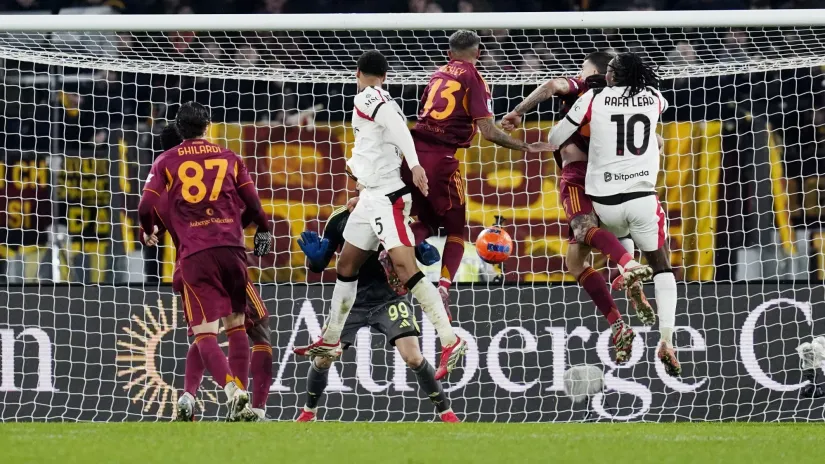 Detalj sa meča Roma - Milan (©Reuters)
