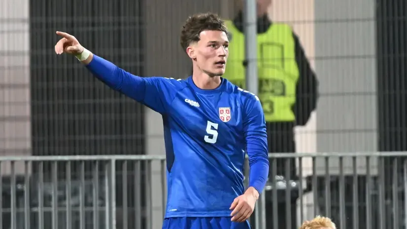 Stefan Džodić u dresu reprezentacije Srbije (©MN Press)
