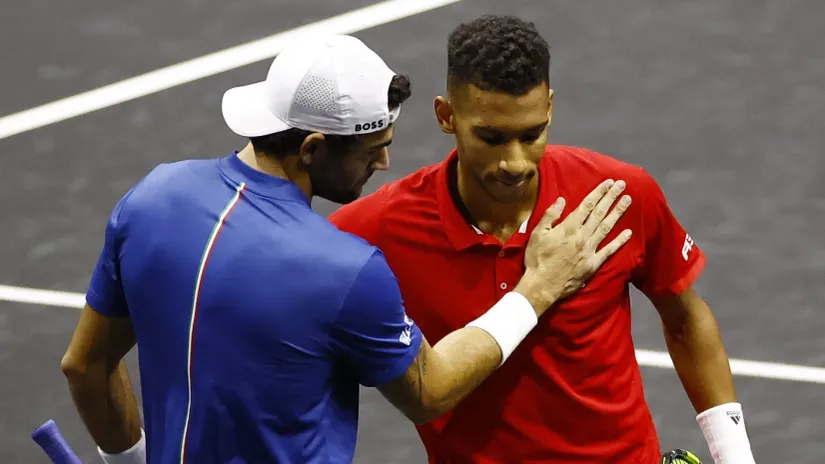 Mateo Beretini i Feliks Ože-Alijasim (Reuters)